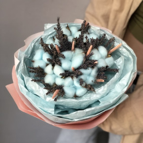 Букет из сухоцветов Лаванда Blue